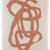 Coco Maison Schilderij Organic Abstract Set van 2 70x100cm Oranje