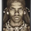 Coco Maison Schilderij Samburu Warrior 75x125cm