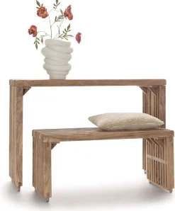 Coco Maison Sidetable Lino Naturel 120cm