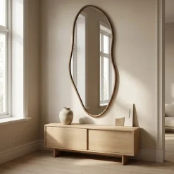 Coco Maison Spiegel Chris Organisch Bruin 165cm