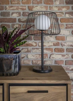 Coco Maison Tafellamp Ally 1-Lichts Zwart