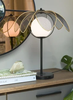 Coco Maison Tafellamp Magnolia 49cm 1-Lichts Zwart