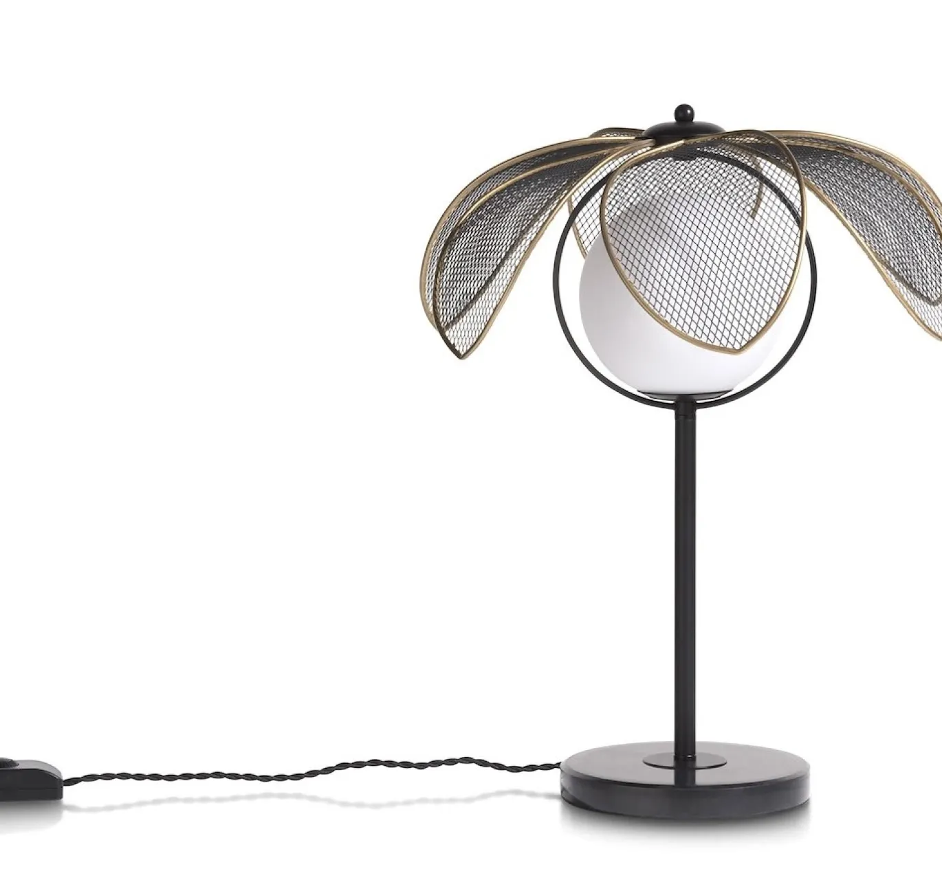 Coco Maison Tafellamp Magnolia 49cm 1-Lichts Zwart