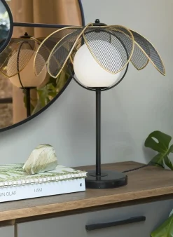 Coco Maison Tafellamp Magnolia 49cm 1-Lichts Zwart