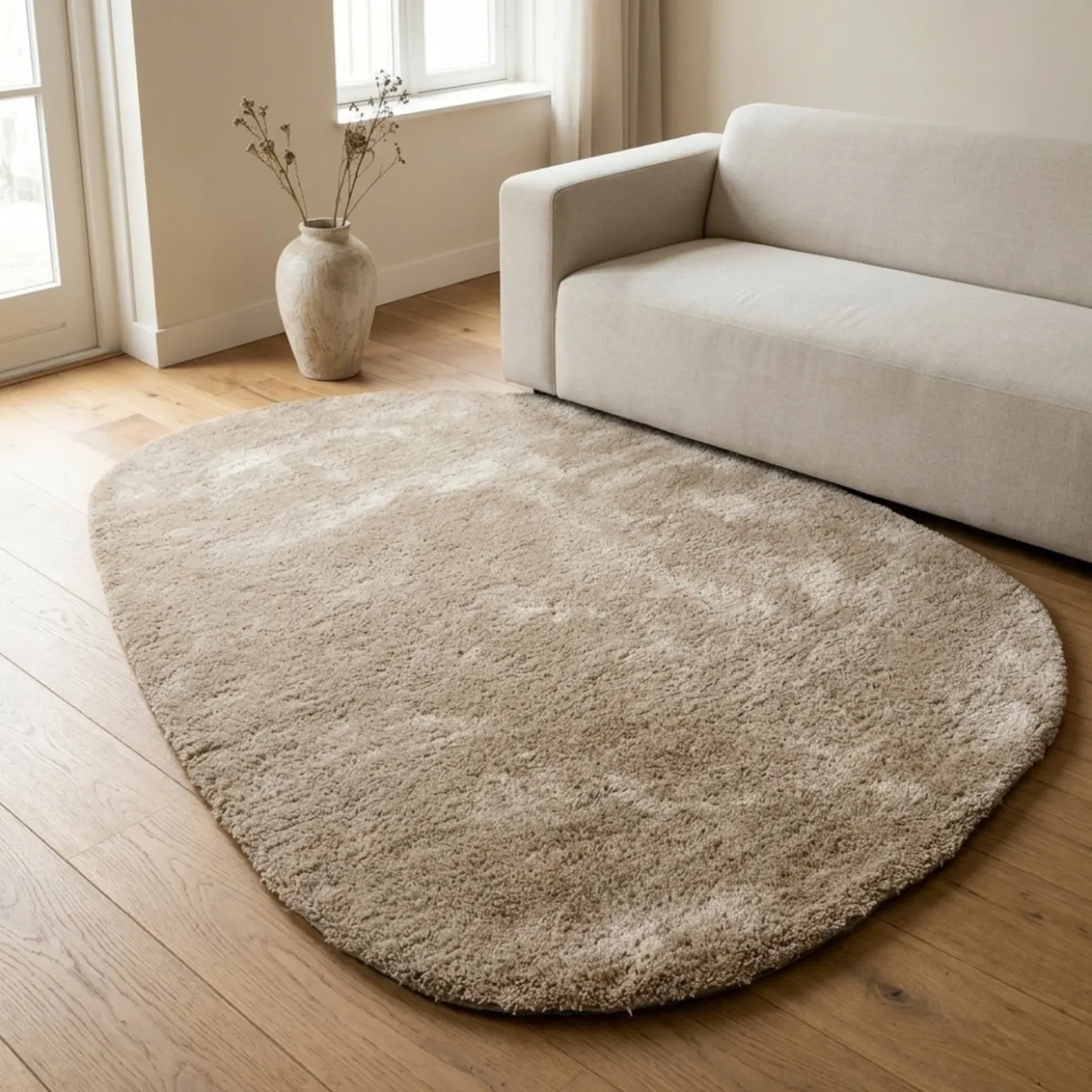 Coco Maison Vloerkleed Timeless Arawood Beige 220x300cm