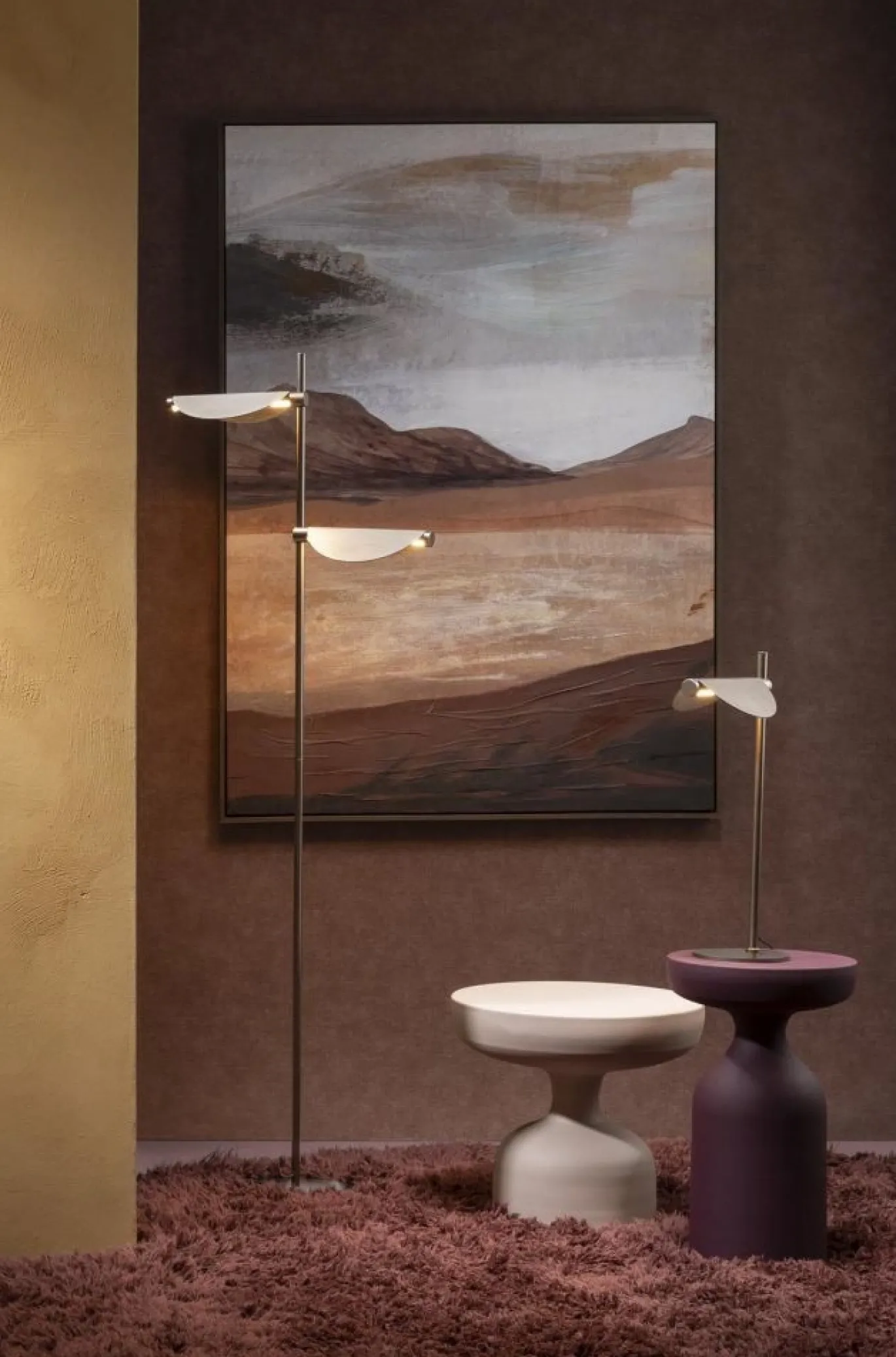 Coco Maison Vloerlamp Dex LED Grijs