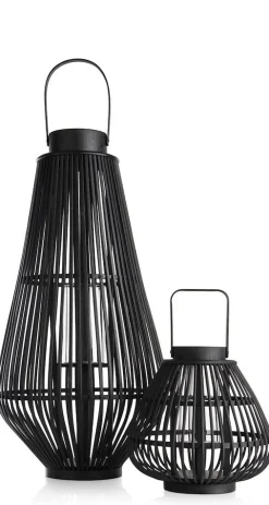 Coco Maison Windlicht Philou 70,5cm Zwart
