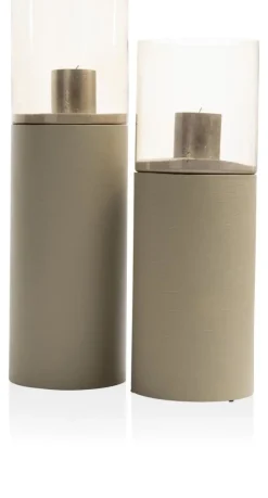Coco Maison Windlicht Reza Taupe 84cm