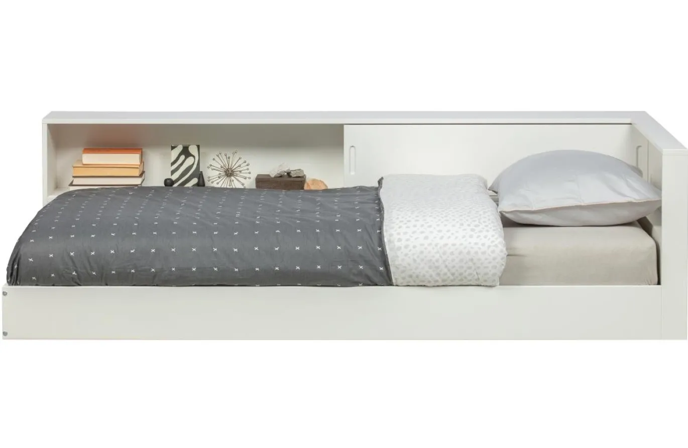 Connect Hoekbed Grenen Wit