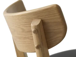 Counter Stoel Pero Zwart/Naturel Eiken - Giga Living