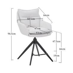 DÉJA Barkruk Manon Beige 65cm