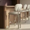 DÉJA Barstoel Bjerka Beige/Chrome