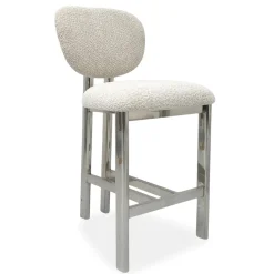 DÉJA Barstoel Bjerka Beige/Chrome
