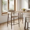 DÉJA Barstoel Lidingö Beige/Walnoot