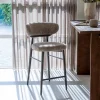 DÉJA Barstoel Milan Taupe/Brons