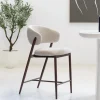 DÉJA Barstoel Skive Beige/Walnoot