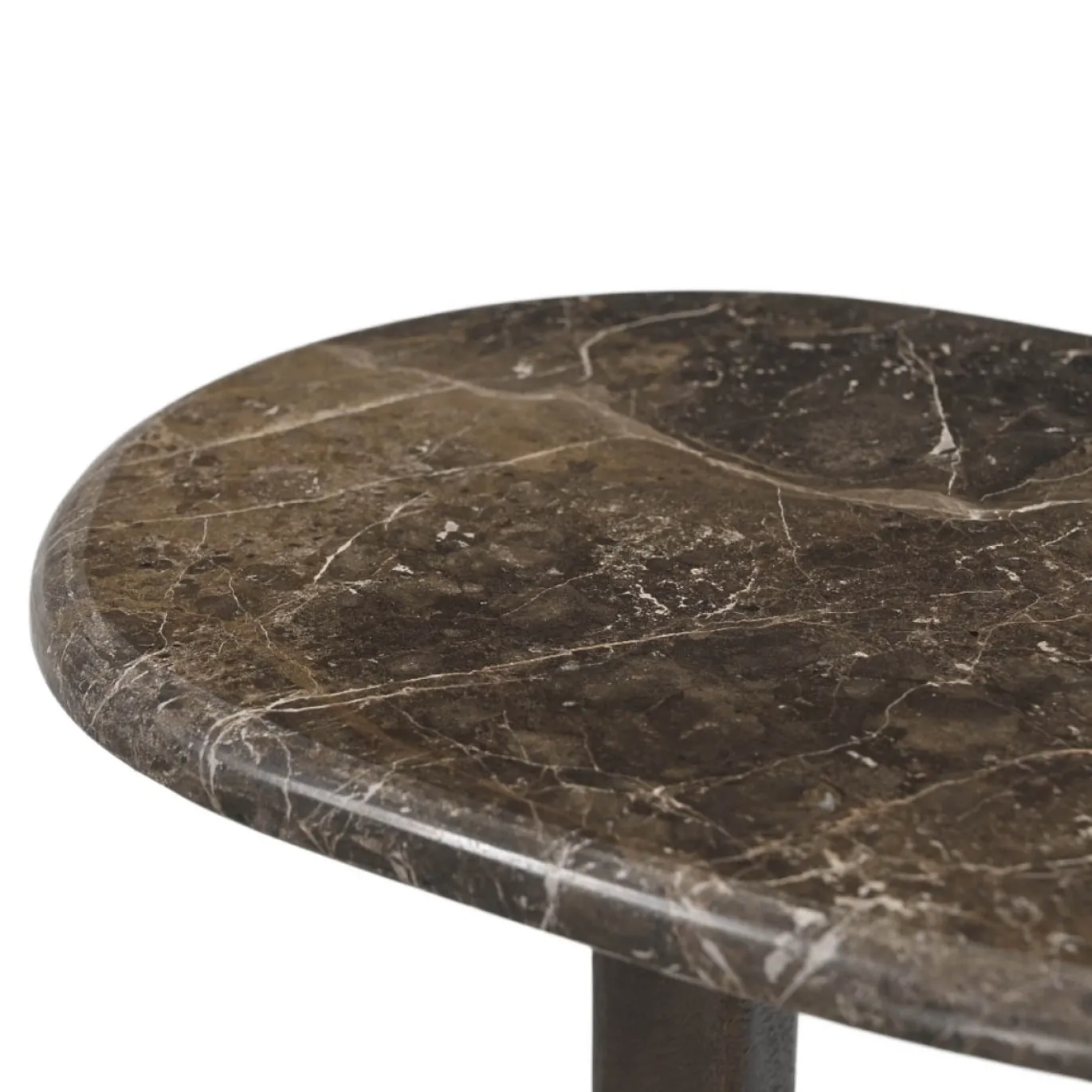 DÉJA Bijzettafel Jurva Walnoot Marmer