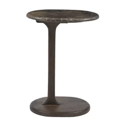 DÉJA Bijzettafel Jurva Walnoot Marmer