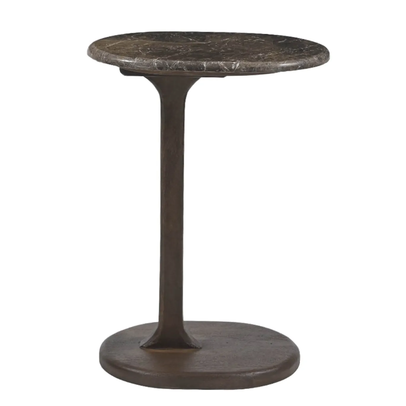 DÉJA Bijzettafel Jurva Walnoot Marmer