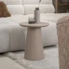 DÉJA Bijzettafel Kalix Taupe Rond 40cm