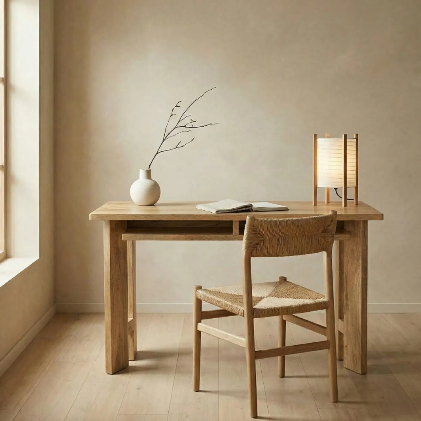 DÉJA Bureau Salo Naturel 130cm