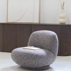 DÉJA Draaifauteuil Léa Taupe