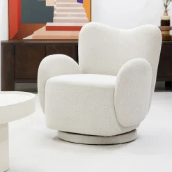 DÉJA Draaifauteuil Lola Off-White