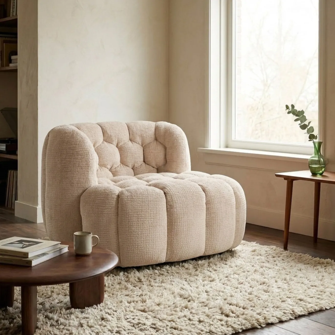 DÉJA Draaifauteuil Trones Beige