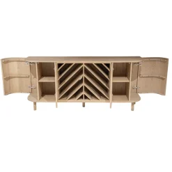 DÉJA Dressoir Acuna Naturel Eiken 180cm