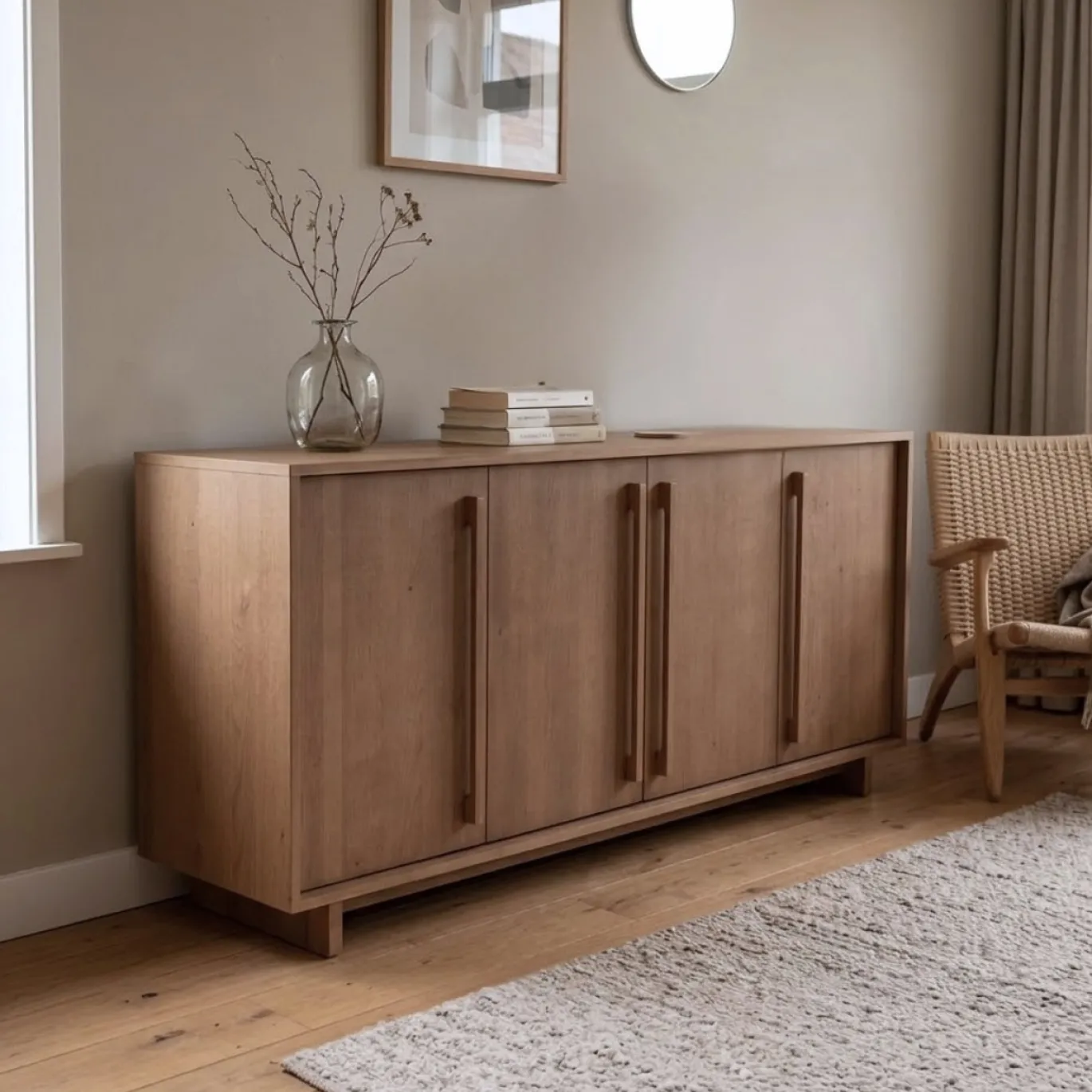 DÉJA Dressoir Samano Bruin Eiken 180cm