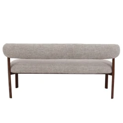 DÉJA Eetkamerbank Alamo Beige/Walnoot 160cm