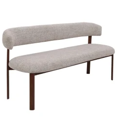 DÉJA Eetkamerbank Alamo Beige/Walnoot 200cm