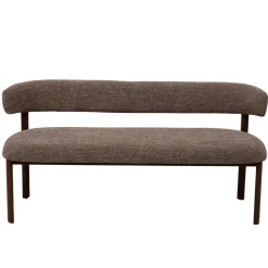 DÉJA Eetkamerbank Alamo Taupe/Walnoot 160cm