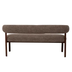 DÉJA Eetkamerbank Alamo Taupe/Walnoot 160cm