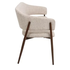 DÉJA Eetkamerbank Dénia Beige/Walnoot 180cm