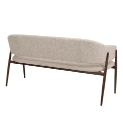 DÉJA Eetkamerbank Dénia Beige/Walnoot 180cm