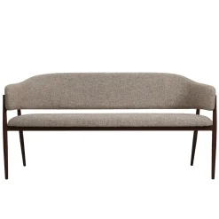 DÉJA Eetkamerbank Dénia Taupe/Walnoot 180cm