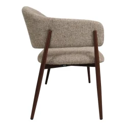 DÉJA Eetkamerbank Dénia Taupe/Walnoot 180cm