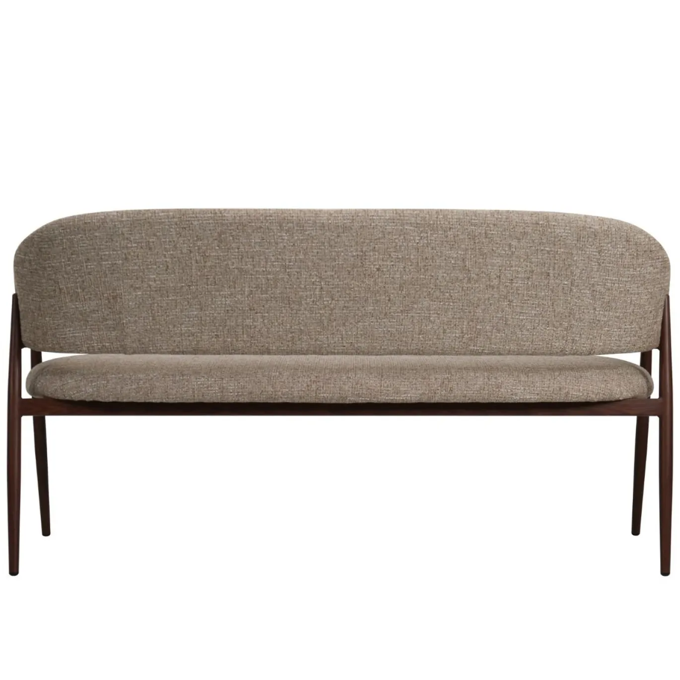 DÉJA Eetkamerbank Dénia Taupe/Walnoot 200cm