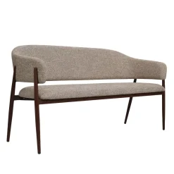 DÉJA Eetkamerbank Dénia Taupe/Walnoot 200cm