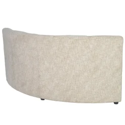 DÉJA Eetkamerbank Filo Rond Beige Chenille