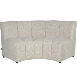 DÉJA Eetkamerbank Filo Rond Beige Chenille