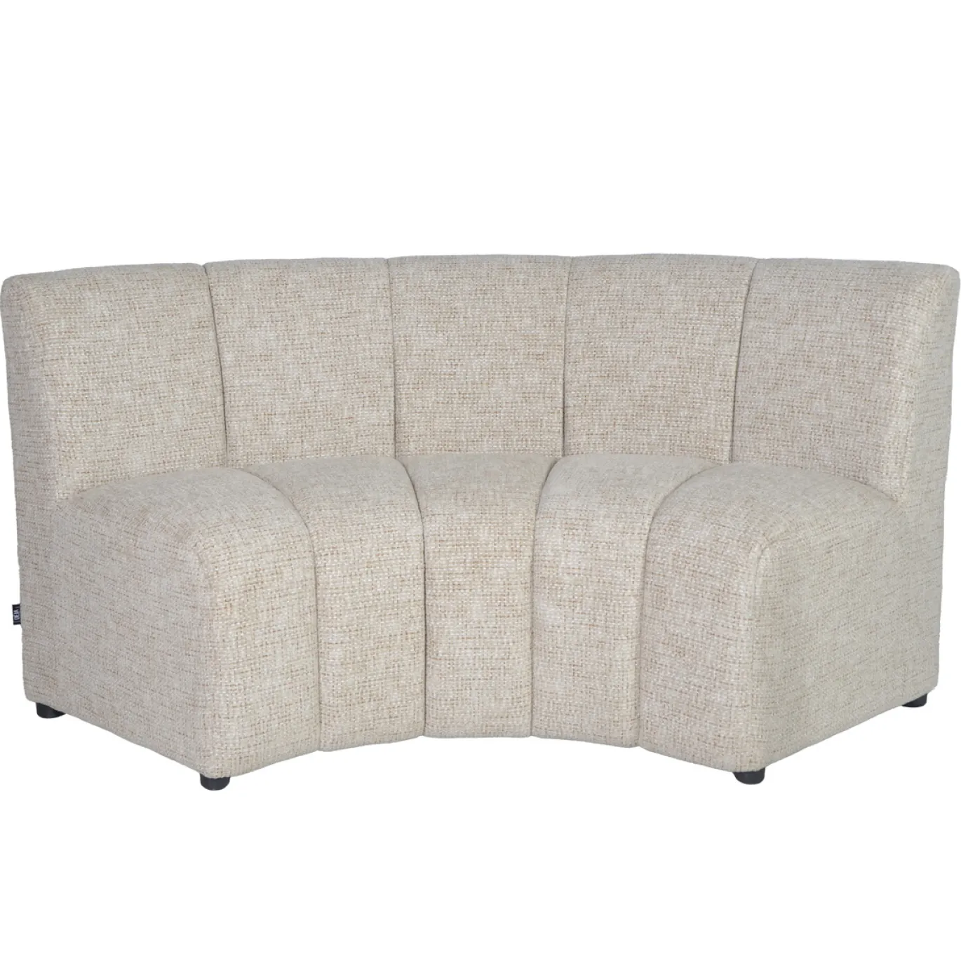 DÉJA Eetkamerbank Filo Rond Beige Chenille