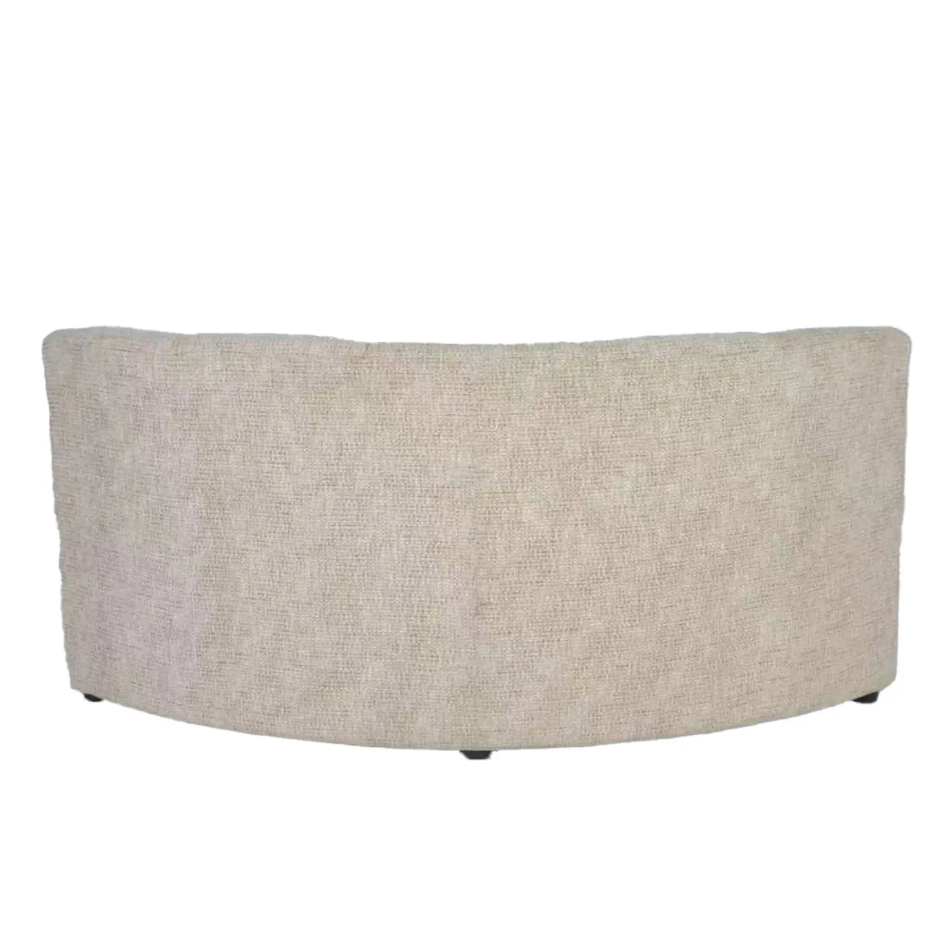 DÉJA Eetkamerbank Kent Rond Beige Chenille