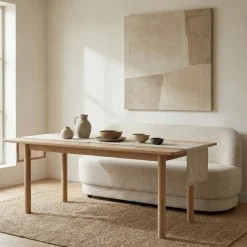 DÉJA Eetkamerbank Moose Beige 200cm