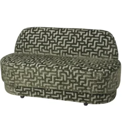 DÉJA Eetkamerbank Moose Pebble Groen 200cm
