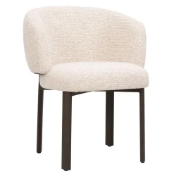 DÉJA Eetkamerstoel Bella Beige/Walnoot