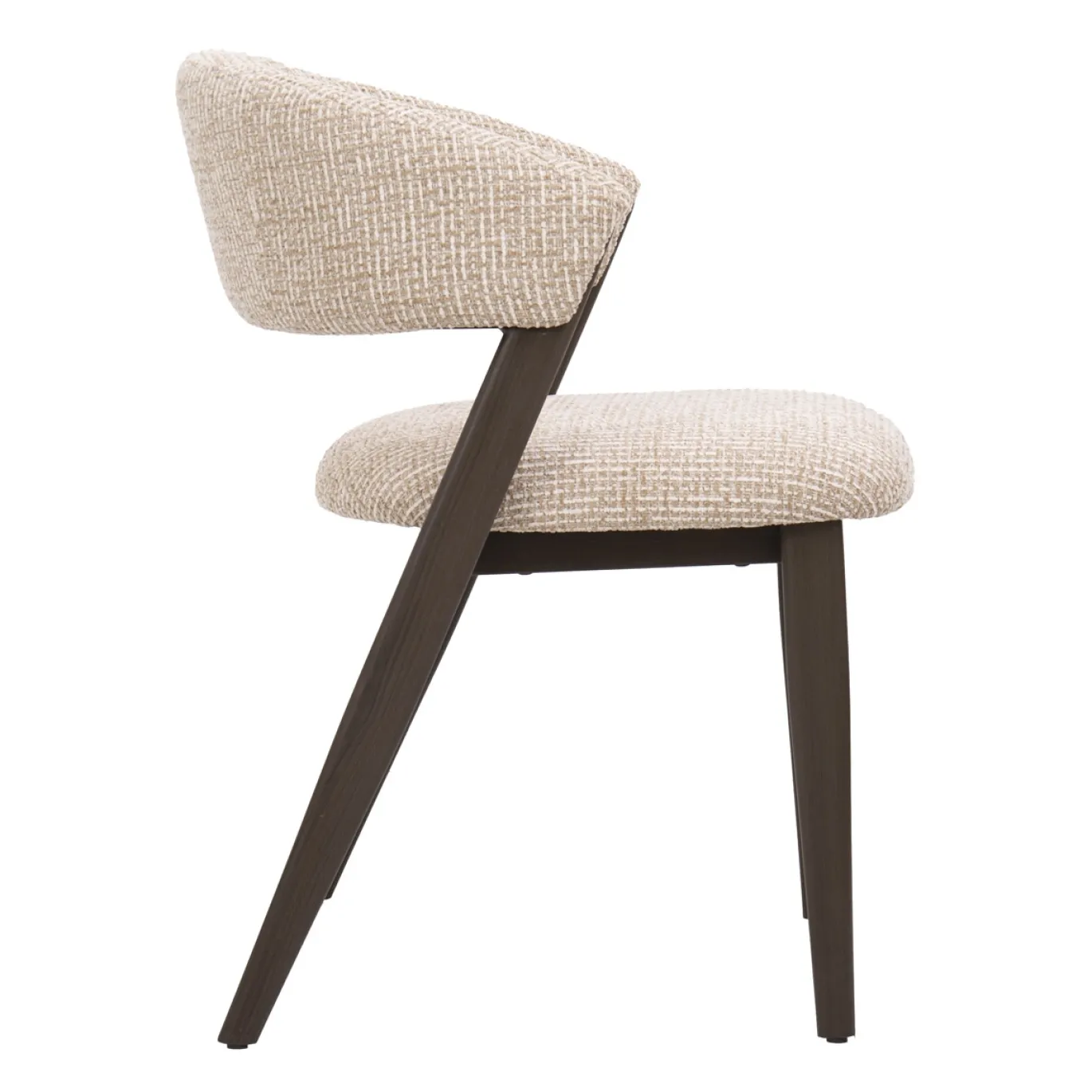 DÉJA Eetkamerstoel Brice Beige/Walnoot