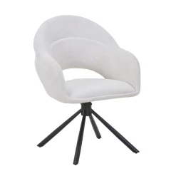 DÉJA Eetkamerstoel Celeste Beige Draaibaar