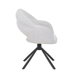 DÉJA Eetkamerstoel Celeste Beige Draaibaar